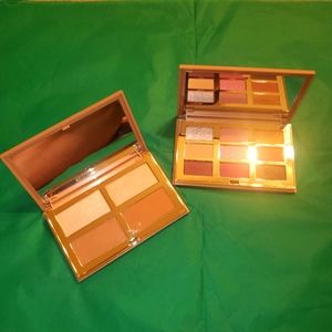 Baked highlighter and eyeshadow palette